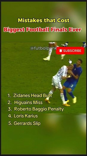 Mistakes That Cost World Cups & Biggest Football Finals Ever 😱⚽