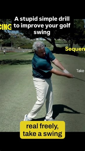 Monte Scheinblum on Instagram: "This drill is so simple I didn’t even count even count it in the 30 drills I put in my speed training course, 30 days to 300. But it’s in there anyway because it’s a great drill and so easy to practice anywhere you have room to make a swing."