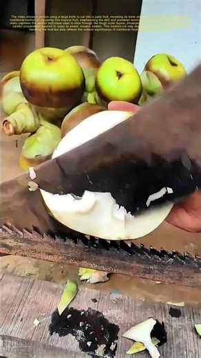 Cutting into the Core: Unveiling the Secret of Palm Fruit Preparation