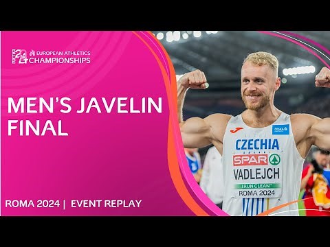 Vadlejch STRIKES gold! 🚀 Men's javelin final replay | Roma 2024