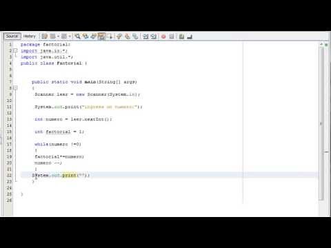 factorial de un numero en java con netbeans