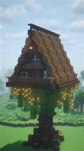Minecraft | Tree house🌳🏡 #minecraft #minecraftbuilding #minecrafttutorial