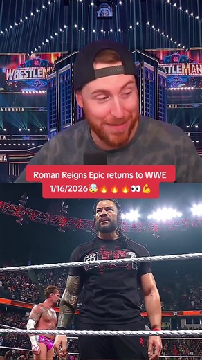 Roman Reigns Epic returns to WWE 1/16/206👀🔥💪 #romanreigns#romanback#bronsonreed#smackdown#bronbreaker