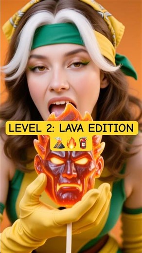 🔥LEVEL 2: LAVA EDITION 🌋☄️🧯Rouge Vs Human Torch #asmr #nextuniverse