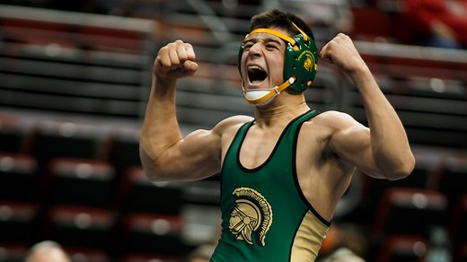 Iowa City West senior Hunter Garvin, a two-time state wrestling champ, commits to Stanford