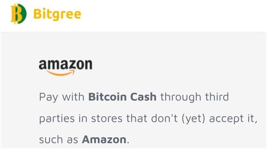 Buy things from Amazon using Bitcoin Cash on Bitgree-dot-com