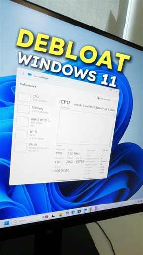 30s to Debloat Windows 11☝️🤓 #pctips #techtips #Windows11 | Easeus Global