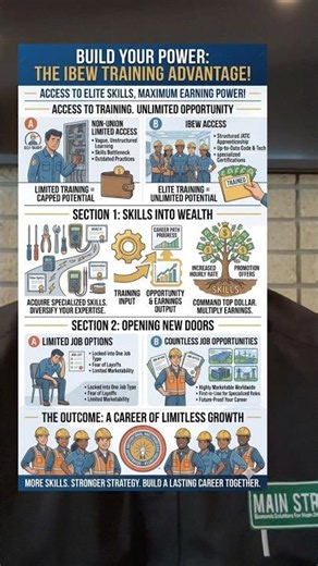 IBEW Training = Higher Income | Partnered with First Merchants Bank | Grow Your Earning Power