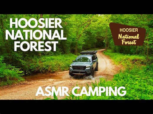 Hoosier National Forest - Solo Overnight Camping and Overlanding Trip- Peaceful, ASMR