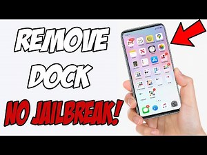 How To Remove Dock on iPhone! 📲| NO JAILBREAK |
