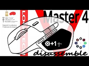 Logitech MX Master 4 vs 3S disassemble