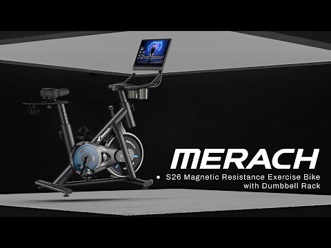 Cardio Meets Strength | S26 Bike with Dumbbell Rack & HD Screen!