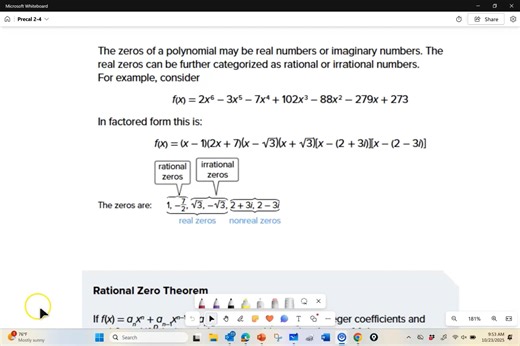 precal 25 2-4 lesson and ex's