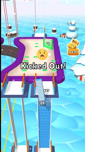 Kicked Out 😧in Bridge Race Gameplay || new update #shorts