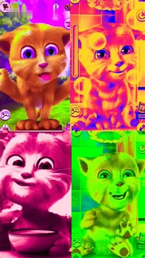 Tom’s Funniest 4-in-1 Moments! 😂🔥 | Epic Multi-Effect Short #talkingtom