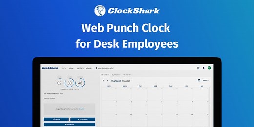 Web Punch Clock for Desk Employees