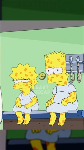 Bart and Lisa got sick!? #simpsons