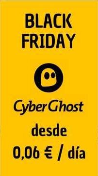 Black Friday en CyberGhost VPN 🔥