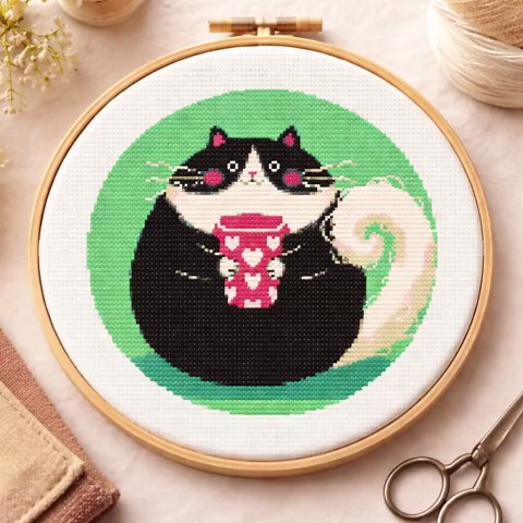 12 Scandinavian Flowers Cross Stitch Pattern | Modern Floral Grid | Easy Embroidery | Printable PDF Chart - Etsy