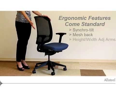 Allsteel Access chair adjustments