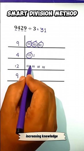 Simple Division Method | Math Trick