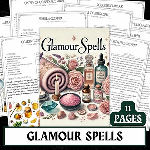 Glamour Spells Grimoire Pages | Beauty, Confidence Rituals (PDF Digital Download) - Etsy