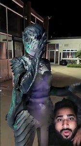 Creature Fins Bodysuit at California Mermaid Con - Full Silicone Sea Creature Costume#makeup #new 😱