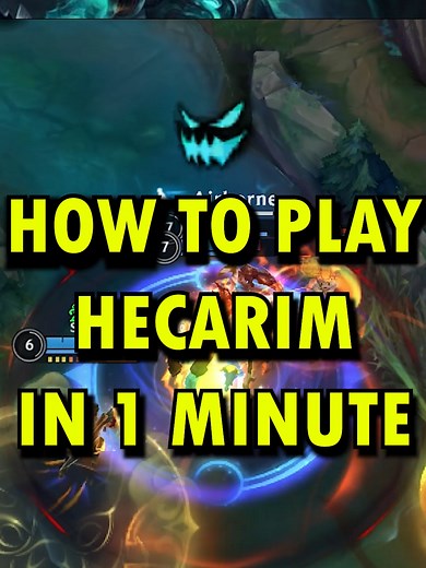 Hecarim Tutorial #wildrift #rebengga