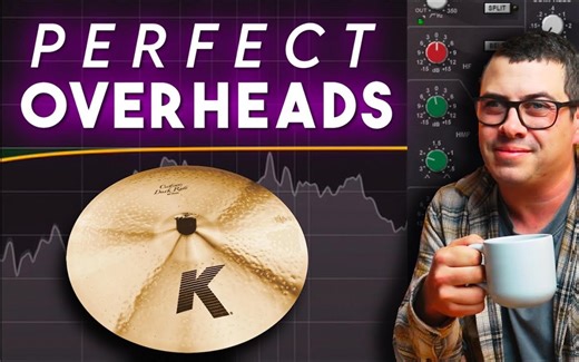 「中文熟肉」两种最佳Overhead混音法-自然或制作