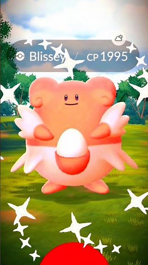 CRAZY RARE! Wild Shiny Blissey in Pokémon GO! #pokemongo