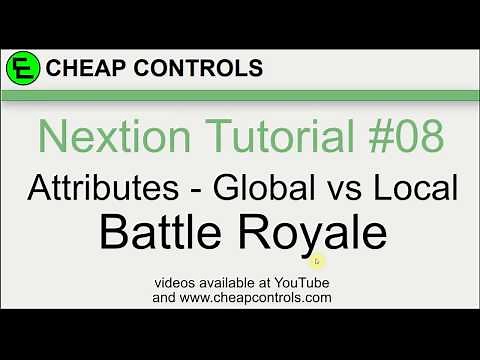 #74 Nextion Display Global vs Local and NO Nextion Library Nextion tutorial