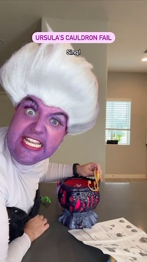 Ursula’s Cauldron Fail! #disney #littlemermaid #funnyreels #disneyreels #mrthomasenglish | Mrthomasenglish