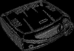 Download Projector, Video, Presentation. Royalty-Free Vector Graphic