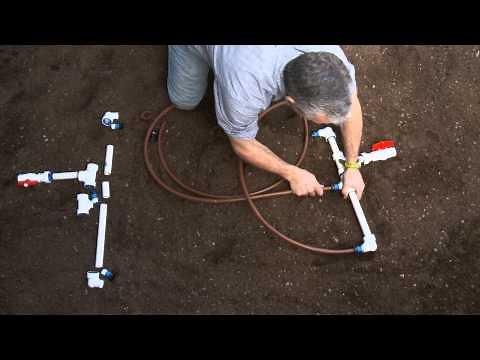 How To Install Drip Tubing Manifold; Glueless Fittings PVC-Lock®