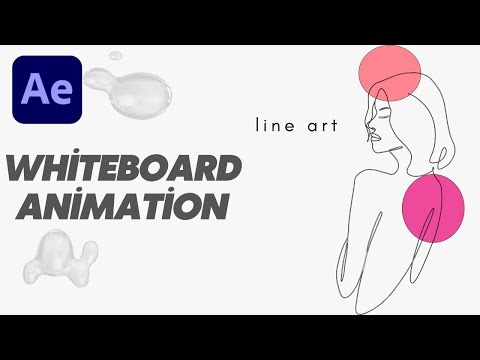 Whiteboard Animation in After Effects For Beginners | Line art Animation | After Effects Tutorials