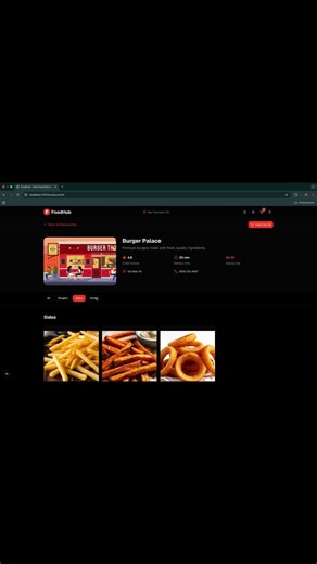 Build a Food Delivery App with Next.js | Demo | final year projects with Source code