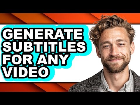 How to Generate Subtitles for Any Video (updated)