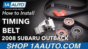 How to Replace Timing Belt Tensioner and Pulleys 2006-09 Subaru Outback