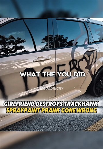 Khia Sprays Quan's Trackhawk with Real Paint