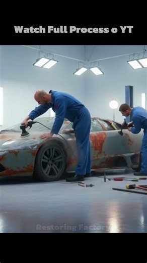 fully restoring lambo old model into new model - full process in channel #carrestoration