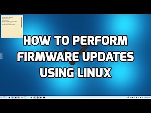 How to perform firmware updates using Linux