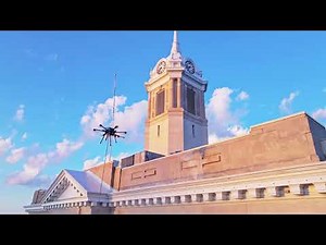 Next-Level Cleaning! 🚁💦 Watch the Window Hero Drone in Action