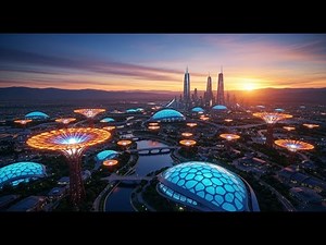 Solarpunk Dreams: A Relaxing AI Journey Through a Utopian Future | Sci-Fi Ambience
