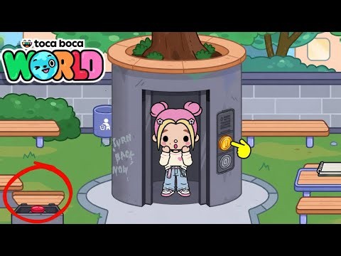 😱 CLICK THE BUTTON AND FIND THE SECRET ELEVATOR IN THE FREE SCHOOL IN TOCA BOCA🌎TOCA LIFE WORLD