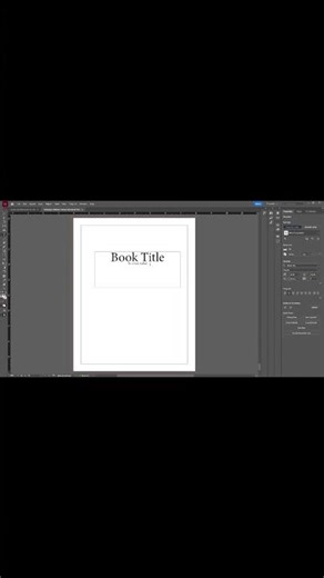 InDesign Creating a Text Box #selfpublishing #childrensbooks