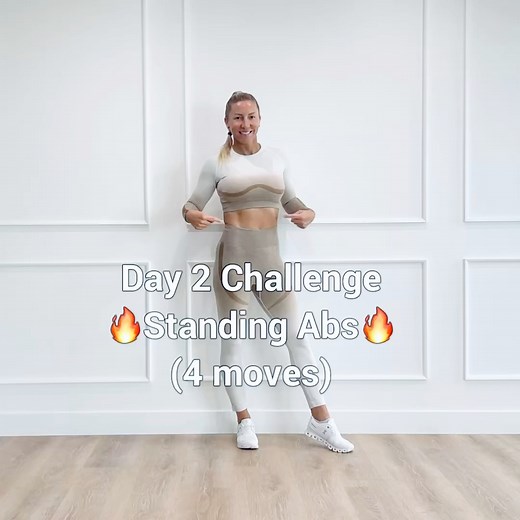 8.5K views · 135 reactions |  Day 2 of our 7-Day Standing Abs Challenge!  Each move 40 seconds repeat the full set 5x  4 moves, standing strong—your abs will thank you later. Who’s still with me?  Follow Workouts By ZZ for Day 3 ❤️ #standingabsworkout #abchallenge #flatabs #athomeworkout #fitjourney #womenwhoworkout #corestrength #fitnesschallenge #fitmomlife #workoutsathome #strongnotskinny #fitover40 | Workouts By ZZ | Facebook