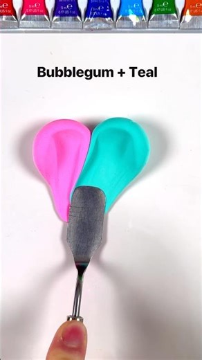 Guess the mixed dough colors #colormixing #guessthecolor #mixingthings #oddlysatisfying