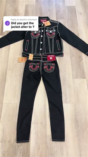 Replying to @shanti Here’s the process…Jacket & pants were altered! #fyp