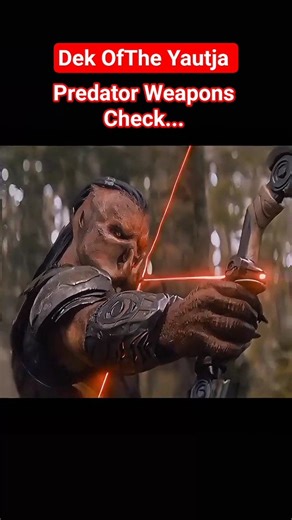 🔥Predator Weapons Check Before Hunt🔥|#MovieShorts #YouTubeShorts #FYP