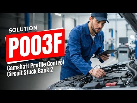 How To Fix P003F OBD II Error Code - Camshaft Profile Control Circuit Stuck Bank 2